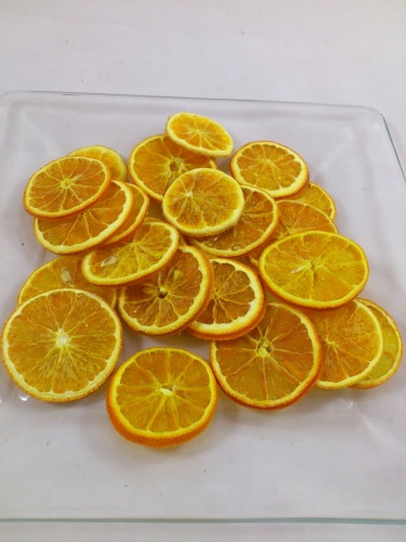 Sinaasappel schijfjes oranje 50 gr.